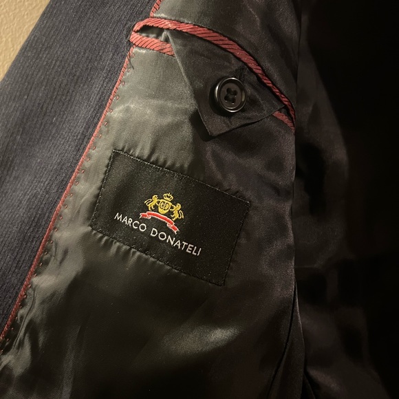 Marco Donateli - Men’s Custom Blazer - Navy - Picture 5 of 14